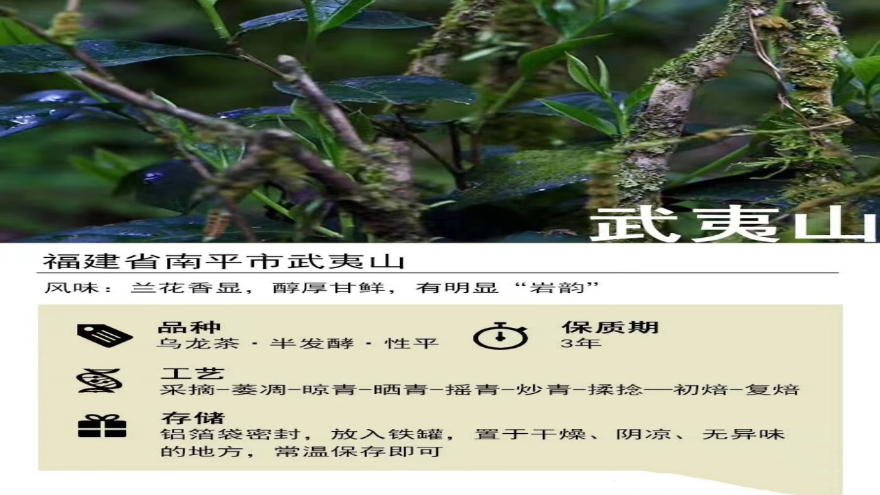 每天 认识一款茶——福建武夷山大红袍（武夷山名茶大红袍茶叶特点）】）